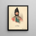Hussein Khan - Moritz Michael Daffinger — framed artwork on a wall