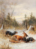 Fox with dogs - Moritz Müller II — artwork view