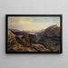 Evening in the Norwegian Mountains - Morten Müller — framed artwork on a wall