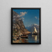Landscape of the Fjord - Morten Müller — framed artwork on a wall