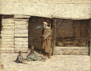 A market stall in Tangier - Mortimer Menpes — artwork view