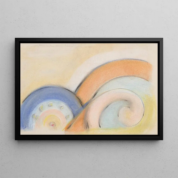 Composition - Morton Livingston Schamberg — framed artwork on a wall