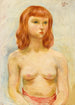 Young Blonde Woman - Moïse Kisling — artwork view
