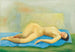 Young nude woman lying down - Moïse Kisling — artwork view