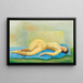 Young nude woman lying down - Moïse Kisling — framed artwork on a wall