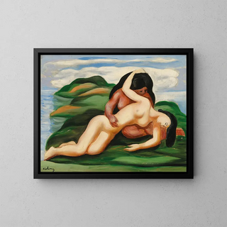 The Shipwreck - Moïse Kisling — framed artwork on a wall