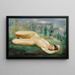 Nude in the Grass - Moïse Kisling — framed artwork on a wall
