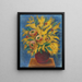 Roses and Mimosas - Moïse Kisling — framed artwork on a wall