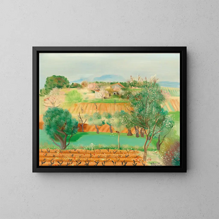 Sanary-sur-Mer - Moïse Kisling — framed artwork on a wall