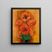 Poppy Vase - Moïse Kisling — framed artwork on a wall