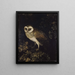 An owl - Moses Haughton — framed artwork on a wall
