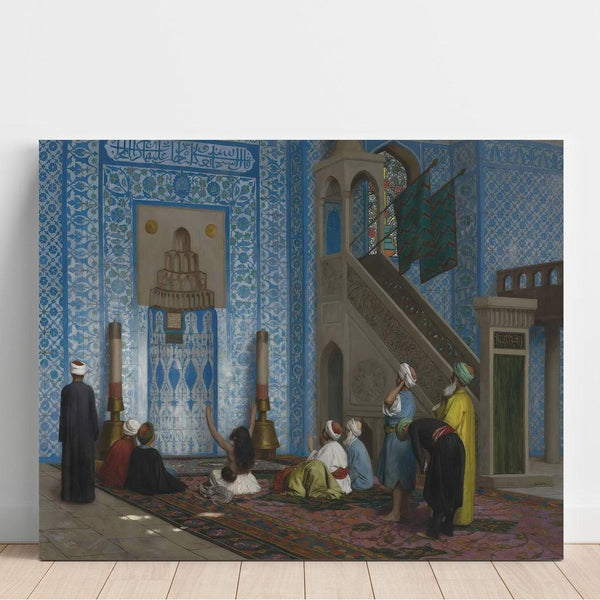 Reproduction of the painting Mosque Rüstem Pacha, Istanbul - Jean-Léon Gérôme