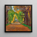 Motif of the Schlopark Park in Jevisovice - Carl Moll — framed artwork on a wall