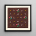 Reproduction of the painting Floral pattern for printed textile Pl XXXVII - Anonymous