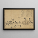 Insect Festival Painting - Matsurin Jōtō — framed artwork on a wall