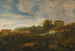 Landscape painting with shepherds at rest and their livestock, antiquities beyond - Moyses van Uyttenbroeck — artwork view