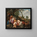 La découverte de Moïse - Moyses van Uyttenbroeck — framed artwork on a wall
