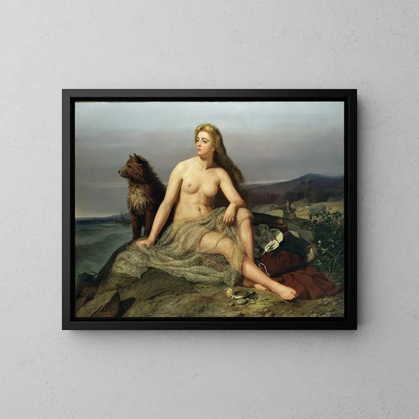 Kraka - Mårten Eskil Winge — framed artwork on a wall