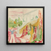 Mte ved veranda - Edvard Munch — framed artwork on a wall