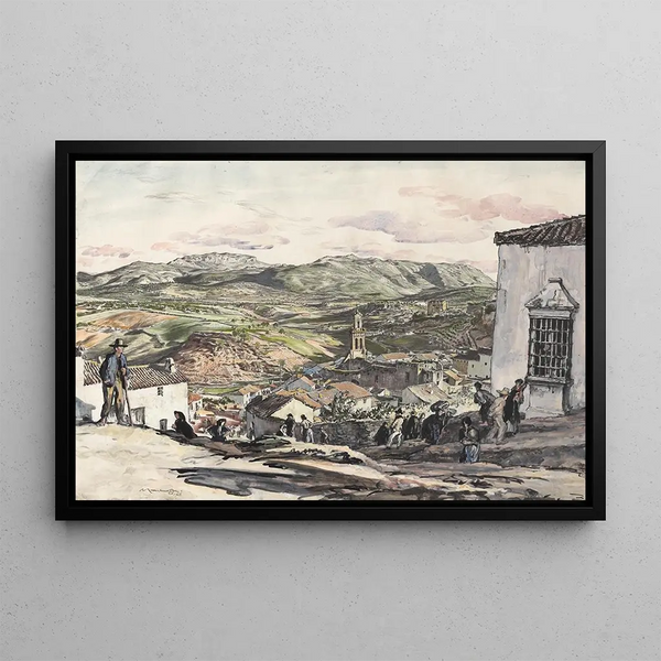 Andalusia, Spain - Muirhead Bone — framed artwork on a wall