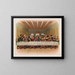 The Last Supper - Müller Luchsinger Co — framed artwork on a wall