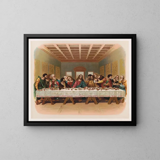 The Last Supper - Müller Luchsinger Co — framed artwork on a wall