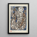 Impression - Munakata Shikō — framed artwork on a wall