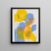 Abstract Painting 202 - Myron Kozman — framed artwork on a wall
