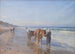 Les pêcheurs de la côte tirent le filet à terre - N.P. Mols — artwork view