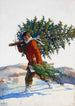Christmas Tree Painting in Chadds Ford - N. C. Wyeth — artwork view