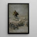Sheep Herding Painting - N. C. Wyeth — framed artwork on a wall
