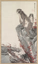 Monkeys near a Stream - Nagasawa Rosetsu — artwork view