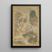 Garden scented under a misty moon - Nakabayashi Chikutō — framed artwork on a wall