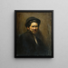 Self-portrait - Nakamura Tsune — framed artwork on a wall