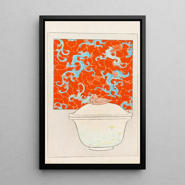 Shin zuan Pl 02 - Nakayasu Shinzaburō — framed artwork on a wall