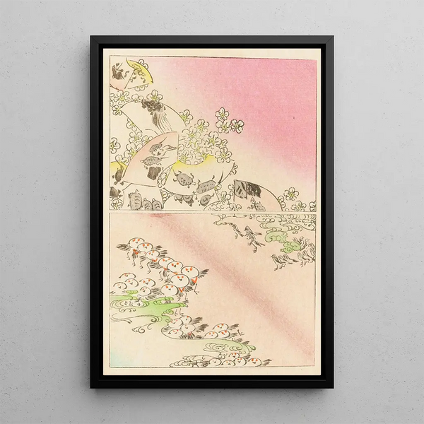 Shin zuan Pl 03 - Nakayasu Shinzaburō — framed artwork on a wall