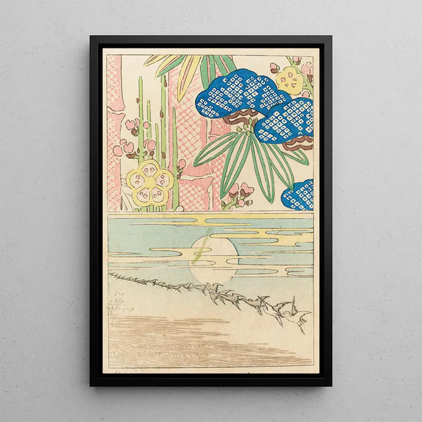 Shin zuan Pl 05 - Nakayasu Shinzaburō — framed artwork on a wall