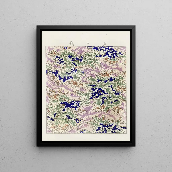 Shin zuan Pl 1 - Nakayasu Shinzaburō — framed artwork on a wall