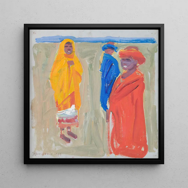 Nandiheimoa - Akseli Gallen-Kallela — framed artwork on a wall