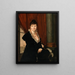 Portrait of a Lady - Nanine Vallain — framed artwork on a wall