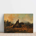Canvas print of Napoleon Charging at Waterloo by Hippolyte Bellangé