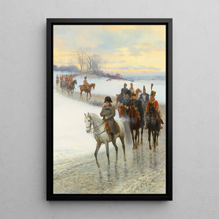 Napoleon leading his army by Jan Van Chelminski