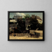 La rue d'Orchamp à Montmartre - Napoléon Joseph Bellardel — framed artwork on a wall