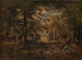 A view through the trees of Fontainebleau - Narcisse Virgile Diaz de la Peña — artwork view