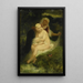 After the Bath - Narcisse Virgile Diaz de la Peña — framed artwork on a wall