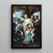 Diane après la chasse - Narcisse Virgile Diaz de la Peña — framed artwork on a wall