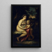 Education of Cupid - Narcisse Virgile Diaz de la Peña — framed artwork on a wall