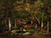 Child and hunting dogs painting in a fort - Narcisse Virgile Diaz de la Peña — artwork view
