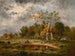 Fagotière lors d'un bois près d'une mare - Narcisse Virgile Diaz de la Peña — artwork view