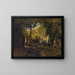In the Forest - Narcisse Virgile Diaz de la Peña — framed artwork on a wall